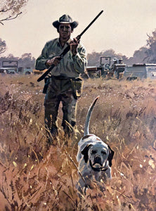 John P. Cowan - In The Open - Lithograph 1990 - Brand New Custom Sporting Frame
