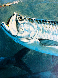 Al Barnes 2005 Texas Saltwater Stamp Print With Stamp Artist Proof - Brand New Super Custom Sporting Frame