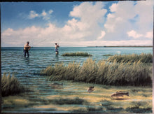 Load image into Gallery viewer, John Dearman - Magic Bar &amp; High Tide Paired Set, Matching Numbers - 2 Framed Lithographs&quot; - Brand New Custom Sporting Frame