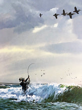 Load image into Gallery viewer, John P. Cowan - Releasing A Spawner - Lithograph 1988 - Brand New Custom Sporting Frame