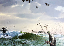 Load image into Gallery viewer, John P. Cowan - Releasing A Spawner - Lithograph 1988 - Brand New Custom Sporting Frame