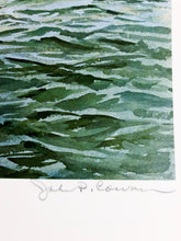 Load image into Gallery viewer, John P. Cowan - Releasing A Spawner - Lithograph 1988 - Brand New Custom Sporting Frame