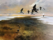 Load image into Gallery viewer, John P. Cowan Snows At Dawn Lithograph AP 1988 - Brand New Super Custom Sporting Frame
