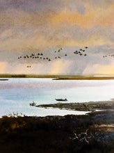 Load image into Gallery viewer, John P. Cowan Snows At Dawn Lithograph AP 1988 - Brand New Super Custom Sporting Frame