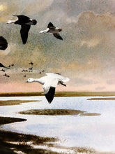 Load image into Gallery viewer, John P. Cowan Snows At Dawn Lithograph AP 1988 - Brand New Super Custom Sporting Frame