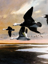 Load image into Gallery viewer, John P. Cowan Snows At Dawn Lithograph AP 1988 - Brand New Super Custom Sporting Frame