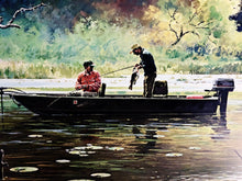Load image into Gallery viewer, John P. Cowan - Tough To Beat - Lithograph 1990 - Brand New Custom Sporting Frame
