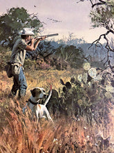 Load image into Gallery viewer, John P. Cowan At Home Lithograph Year 1982 - Brand New Super Custom Sporting Frame