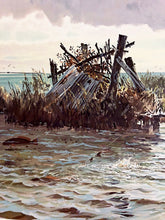 Load image into Gallery viewer, John P. Cowan - Blindside - Lithograph 1992 - Brand New Custom Sporting Frame