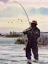 Load image into Gallery viewer, John P. Cowan - Blindside - Lithograph 1992 - Brand New Custom Sporting Frame