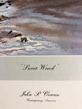 Load image into Gallery viewer, John P. Cowan Sweet Wreck Lithograph Year 1981 - Brand New Custom Sporting Frame