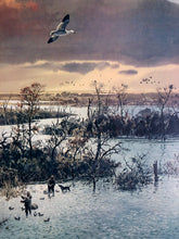 Load image into Gallery viewer, John P. Cowan - Autumn Snows and Blues-  Lithograph 1977 - Brand New Custom Sporting Frame