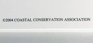 Al Barnes 2004 Coastal Conservation Association CCA Stamp Print With Stamp - Brand New Super Custom Sporting Frame