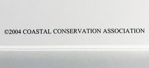 Al Barnes - 2004 Coastal Conservation Association CCA Print With Stamp - Brand New Custom Sporting Frame