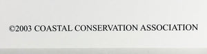 Herb Booth 2003 Coastal Conservation Association CCA Stamp Print With Stamp - Brand New Super Custom Sporting Frame