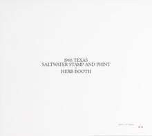 Load image into Gallery viewer, Herb Booth - 1988 Texas Saltwater Stamp Print With Double Stamps - Brand New Custom Sporting Frame
