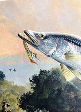 Load image into Gallery viewer, John P. Cowan 1986 Gulf Coastal Conservation Association CCA GCCA Stamp Print With Stamp - Brand New Super Custom Sporting Frame