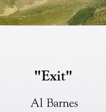 Load image into Gallery viewer, Al Barnes Exit Lithograph Artist Proof - Brand New Super Custom Sporting Frame