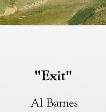 Load image into Gallery viewer, Al Barnes - Exit - Lithograph - Brand New Custom Sporting Frame