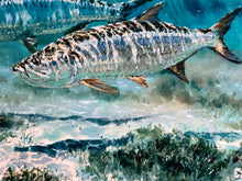 Load image into Gallery viewer, Chance Yarbrough - Pair at Eleven - GiClee - Tarpon Fishing - Brand New Custom Sporting Frame