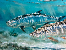 Load image into Gallery viewer, Chance Yarbrough - Pair at Eleven - GiClee - Tarpon Fishing - Brand New Custom Sporting Frame