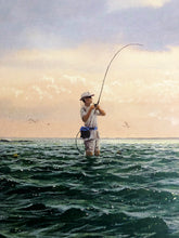 Load image into Gallery viewer, John Dearman - Done Deal - Lithograph CE - Brand New Custom Sporting Frame