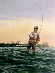 John Dearman - Done Deal - Lithograph CE - Brand New Custom Sporting Frame