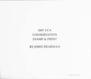 John Dearman 2007 Coastal Conservation Association CCA Stamp Print With Double Stamps - Brand New Super Custom Sporting  Frame
