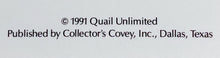 Load image into Gallery viewer, John P. Cowan 1991 Texas Quail Stamp Print With Stamp - Brand New Super Custom Sporting Frame