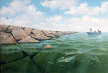 Load image into Gallery viewer, John Dearman - Jetty - HS GiClee - Brand New Custom Sporting Frame