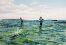 Load image into Gallery viewer, John Dearman Burning Line GiClee Half Sheet - Brand New Super Custom Sporting Frame