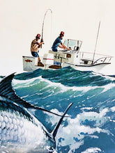 Load image into Gallery viewer, Al Barnes 1985 Gulf Coastal Conservation Association GCCA CCA Stamp Print With Stamp - Brand New Super Custom Sporting Frame