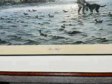 Load image into Gallery viewer, John P. Cowan Fox&#39;s Blind Lithograph Year 1980 - Brand New Custom Sporting Frame