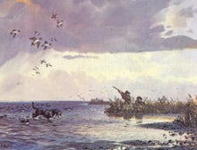 Load image into Gallery viewer, John P. Cowan Sunken Blind Lithograph Year 1979 - Brand New Super Custom Sporting Frame