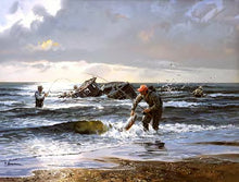Load image into Gallery viewer, John P. Cowan - Maybe A Keeper - Lithograph 2004 - Brand New Custom  Sporting Frame