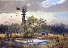 Load image into Gallery viewer, John P. Cowan The Waterhole Lithograph Year 1998 - Brand New Custom Sporting Frame