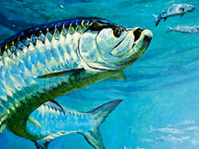 Load image into Gallery viewer, Mike Stidham - 1992 Texas Saltwater Stamp Print With Stamp - Brand New Custom Sporting Frame