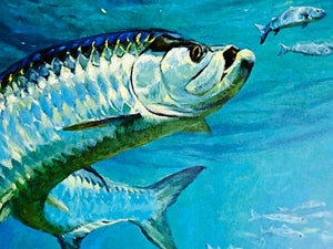 Mike Stidham - 1992 Texas Saltwater Stamp Print With Stamp - Brand New Custom Sporting Frame