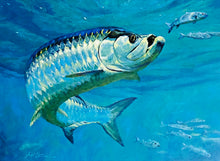 Load image into Gallery viewer, Mike Stidham - 1992 Texas Saltwater Stamp Print With Stamp - Brand New Custom Sporting Frame