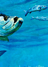 Load image into Gallery viewer, Mike Stidham - 1992 Texas Saltwater Stamp Print With Stamp - Brand New Custom Sporting Frame
