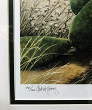 Load image into Gallery viewer, Sherrie Russel Meline - 2003 Texas Quail Stamp Print With Double Stamps - AP - Brand New Custom Sporting Frame
