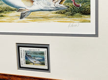 Load image into Gallery viewer, Al Agnew - 1991 Texas Saltwater Stamp Print With Stamp - Brand New Custom Sporting Frame