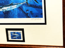 Load image into Gallery viewer, Al Barnes - 1993 Texas Saltwater Stamp Print With Stamp - Brand New Custom Sporting Frame