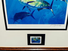 Load image into Gallery viewer, Al Barnes - 2001 Coastal Conservation Association CCA Stamp Print With Stamp - Brand New Custom Sporting Frane