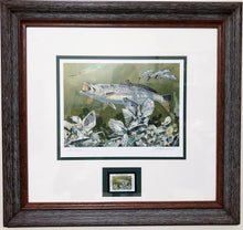 Load image into Gallery viewer, Al Barnes - 2004 Coastal Conservation Association CCA Print With Stamp - Brand New Custom Sporting Frame