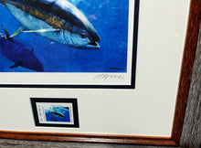 Load image into Gallery viewer, Al Barnes - 2012 Texas Saltwater Stamp Print With Stamp - Brand New Custom Sporting Frame
