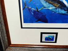 Load image into Gallery viewer, Al Barnes - 2012 Texas Saltwater Stamp Print With Stamp - Brand New Custom Sporting Frame