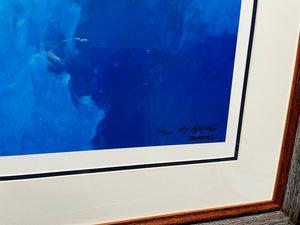 Al Barnes - Adios - Lithograph - Brand New Custom Sporting Frame *** FALL SPECIAL ***