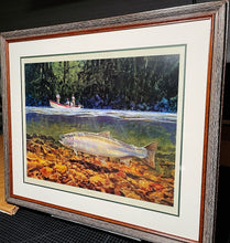 Load image into Gallery viewer, Al Barnes - Anticipation&quot; Lithograph Coastal Conservation Association CCA - Brand New Custom Sporting Frame