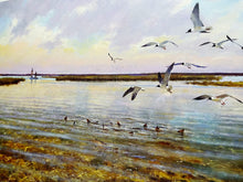 Load image into Gallery viewer, Al Barnes - Final Approach - Coastal Conservation Association CCA Lithograph - Brand New Custom Sporting Frame